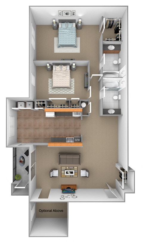 2 bedroom 2 bathroom in Owings Mills, Maryland